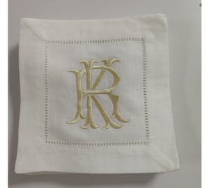 Giá rẻ tùy chỉnh đám cưới Cocktail khăn ăn với monogramming - Product Image 1