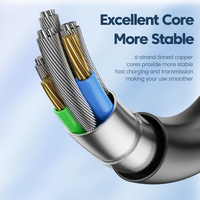 Cable USB C a USB C Toocki de 100W con Carga Rápida y Transferencia de Datos a 480Mbps, Archivo de 1GB en 30 Segundos, Cable Cargador Tipo C para Teléfono y Portátil