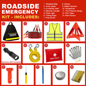 Oripower - Kit de Primeros Auxilios Manual Rojo Impermeable de 94 Piezas para Motocicleta y <span class=keywords><strong>Bicicleta</strong></span> - Product Image 2