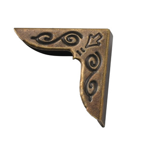 <b>Corner</b> <b>Protectors</b> B-446 5mm Hollow Antique Bronze Finish For Books Notebooks Photo Albums - Product Image 5