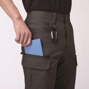 Pantalon cargo unisexe BURTLE pour toute l'année, gris tempête 1912 53 L, anti-boulochage, pantalon homme, personnalisable, disponible en XL 6XL, ample pour - Product Image 2