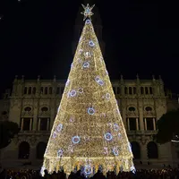 Оптовая продажа, гигантская Рождественская елка на заказ, 60 футов, 80 футов для украшения