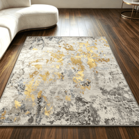 Tapis Moderne Abstrait Imprimé en Velours, Doux et Antidérapant, Grande Taille pour Salon, Chambre et Décoration Intérieure - Offre Spéciale