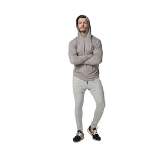 100% Merino Wool <strong>Hoodie</strong> for Men's Sports Light Weight <strong>Thin</strong> Autumn Sports <strong>Hoodie</strong> with Silk Screen Printing - Product Image 2