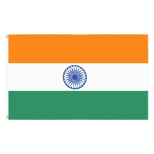 Bendera India Bordir Dua Sisi 3 * 5 kaki Kain Oxford Bendera Dekorasi Luar Ruangan Bendera Berbagai Negara yang Dikibarkan dengan Engkol Tangan - Product Image 6