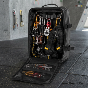 Estuche Organizador de Equipo de Escalada y Montañismo Resistente al Agua con Mosquetones Reforzados para Arneses de Rappel y Herrajes de Montaje - Product Image 2