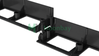 Kit de bordure de paysage sans bobine de bordure de fouille comprenant une bordure de jardin en plastique pour pelouse jardin herbe cour maison école,