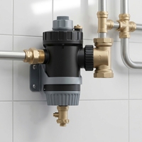 530ml Self-Cleaning Magnetic Boiler Filter Separator with Brushes