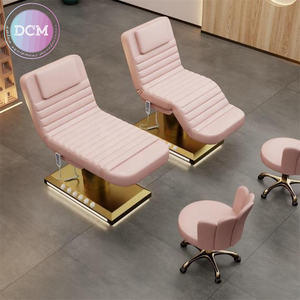 Peralatan Salon kecantikan, perlengkapan Salon kecantikan elektrik pink, pijat wajah, tempat tidur perawatan <span class=keywords><strong>Laser</strong></span> untuk perawatan bekam - Product Image 6