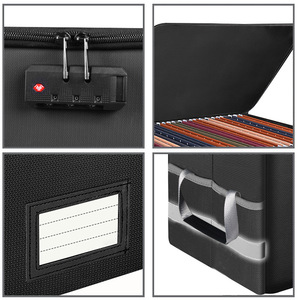 Tốt nhất bán công suất lớn chống cháy tài liệu lưu trữ box với Ziplock và dải phản quang lửa nước phòng chống Tính năng - Product Image 6