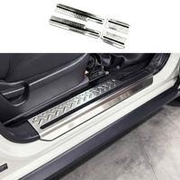 Accessoires intérieurs pour voiture Suzuki Jimny 2018+ 3/5 portes - Plaque de protection de seuil de porte anti-rayures et de bienvenue