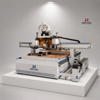 Centre d'usinage CNC ATC 3 axes 1530 avec commande Syntec, broche horizontale et pompe à roulement pour le travail du bois