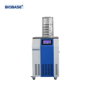 BIOBASE Freeze Dryer Vertical Type LCD Touch Screen Vacuum Pump Drying Machine Manufacturer Freezer Dryer For Lab