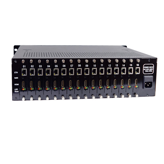 Hotel iptv Solution Multi-channels Rtmp/http/rtsp/rtp/udp Encoder iptv for Live Streams Online COL7116H