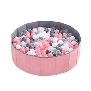 Vente en gros sans phtalates sans BPA balle océanique élastique en plastique anti-écrasement balles de pit pour enfants balles de jeu piscine logo personnalisé coloré - Product Image 5