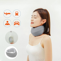 YUE RISE Coussin de soutien cervical léger et portable en mousse à mémoire de forme pour le soulagement de la colonne cervicale, idéal pour les voyages, l'avion et le fauteuil de bureau