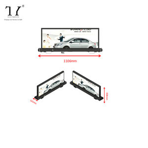 Al aire libre a todo color de doble cara <span class=keywords><strong>taxi</strong></span> Top Led pantalla P4 superior LED pantalla para coches - Product Image 4