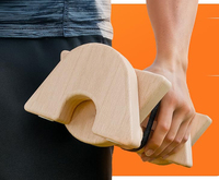 Nouvelles Barres de musculation en bois personnalisées, en bois de hêtre massif, avec pieds antidérapants, supports de musculation pour l'entraînement de la force