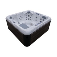 Promotion en stock : Spa de hydrothérapie 6 places, bain à remous extérieur avec 50 jets de massage, fourni par le fabricant JW-2227