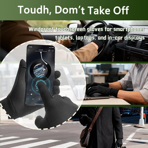 Su Geçirmez Polyester Bisiklet Eldivenleri Kışlık Dokunmatik Ekran Kaymaz Ergonomik El Tutuşları Hafif Nefes Alabilen Bisiklet Eldivenleri Toplu - Product Image 2