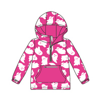 Impression personnalisable Garçons et Filles Halloween Must-have Funny Pumpkin and Dark Skeleton Hoodie Full of Atmosphere