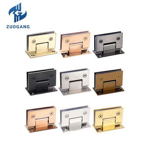 Charnières <span class=keywords><strong>de</strong></span> <span class=keywords><strong>porte</strong></span> <span class=keywords><strong>de</strong></span> <span class=keywords><strong>douche</strong></span> en acier inoxydable chromé moderne à fermeture douce pour portes en verre <span class=keywords><strong>de</strong></span> salle <span class=keywords><strong>de</strong></span> bain - Product Image 2