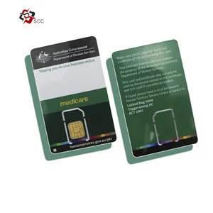 अच्छी प्लास्टिक रिक्त पीवीसी सिम कार्ड में आकार 85.6X54.00mm