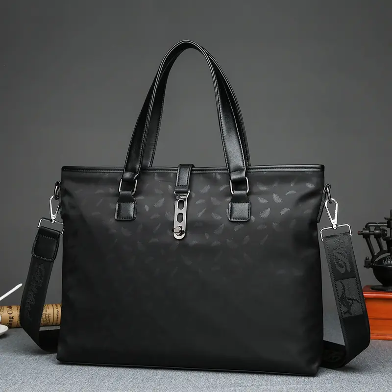 Wholesale briefcase men work bag laptop Backpack Multi-function Briefcase with Handle and Shoulder Strap