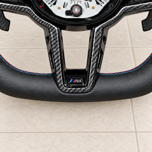 Volante Deportivo CS de Cuero para BMW G80 G82 G87 F90 G20 G30 G42 G11 Personalizado - Product Image 2