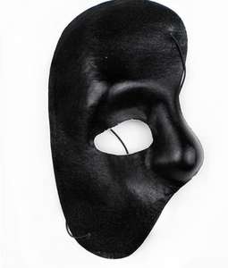 <span class=keywords><strong>Maschera</strong></span> Phantom Metallizzata per <span class=keywords><strong>Halloween</strong></span>, <span class=keywords><strong>Maschera</strong></span> <span class=keywords><strong>da</strong></span> Carnevale per Uomo, Mezza Faccia con Un Occhio, Design Vintage - Product Image 5