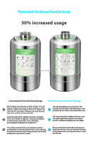 Kit générateur de CO2 pour aquarium en acier inoxydable avec diffuseur de pression, générateur de CO2 pour aquarium DIY