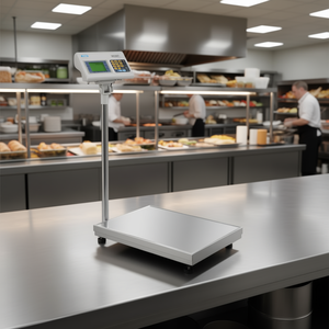 เครื่องชั่งน้ำหนักดิจิตอลเฟอร์วี 30x40 ซม. เครื่องชั่งน้ำหนักแบบแท่นสแตนเลสสำหรับใช้ในเชิงพาณิชย์ - Product Image 3