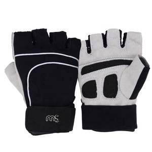 Leather GymGloves Fitness Training Bodybuilding Workout Weightlifting - Product Image 1
