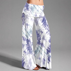 Vendita calda <span class=keywords><strong>vita</strong></span> elastica stampa retrò floreale bohémien sport Yoga pratica <span class=keywords><strong>pantaloni</strong></span> Casual <span class=keywords><strong>donna</strong></span> estate <span class=keywords><strong>pantaloni</strong></span> Boho - Product Image 1