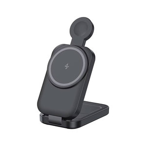 Magnífica calidad de alto grado magnético inalámbrico 3 en 1 iPhone auriculares Apple Watch compatible con cargador portátil multifunción - Product Image 1