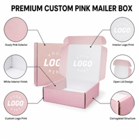 Boîtes en carton durables de couleur personnalisée pour vêtements Chapeaux Boîtes d'expédition Emballage en carton ondulé pour vêtements