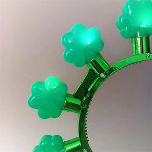 Fasce per Capelli Luminose a Forma di <span class=keywords><strong>Stella</strong></span> per San Patrizio, Accessori Verde Brillante per Bambini, Riutilizzabili e Molto Venduti - Product Image 5