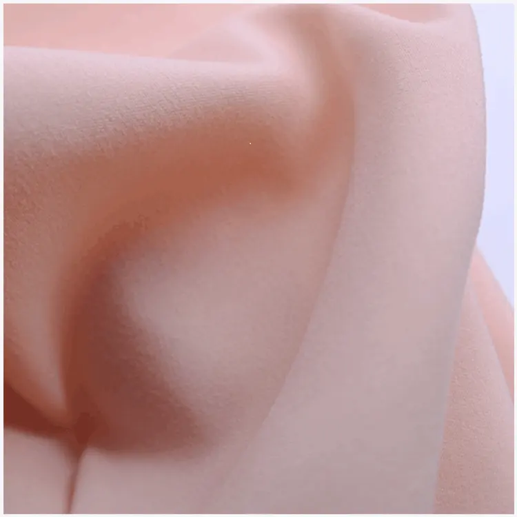 Wholesale good tension waterproof 75D*150D 100% polyester ground microfiber peachskin fabric for cloth