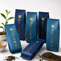 Sachet d'emballage de thé imprimé sur mesure, pochette stand-up refermable de qualité alimentaire pour thé en vrac