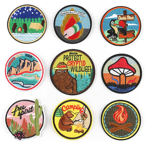 <span class=keywords><strong>Toppe</strong></span> Ricamate Personalizzate con Logo Montagna su Tessuto Canvas, Termoadesive per Cucire su Cappelli e Abbigliamento, Patch Tessute Termoapplicabili - Product Image 5