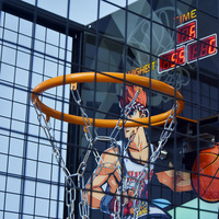 Usine Funspace Vente en gros Machine de basket-ball électronique d'arcade d'intérieur pour adultes Langue anglaise en métal