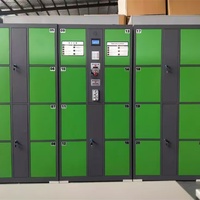 Casier intelligent électronique sécurisé pour colis et livraisons, armoire de retrait autonome pour services express et supermarchés
