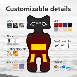 מושב רכב תינוק anjoy חימום כרית מכסה מסגרת פלסטיק התינוק כרית - Product Image 2