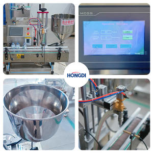 Machine de remplissage de liquides pneumatique à haute précision, à tête unique horizontale, en acier inoxydable de qualité alimentaire, pour sauces et huiles - Product Image 5