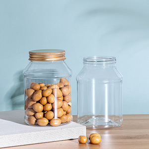 600ml thực phẩm chai nhựa container bao bì Pet nhựa rộng miệng Jar với nắp - Product Image 4