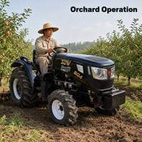 Mini-tracteur 4x4 Agriproven avec attelage trois points et quatre accouplements rapides hydrauliques pour les distributeurs d'équipements agricoles