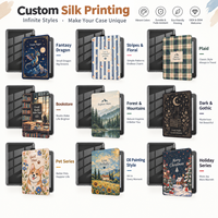 Casing Kindle Kustom untuk Kindle Basic 2026 6 inci Desain Personalisasi Sampul Kindle Cetak UV Kustom Casing Kulit PU OEM