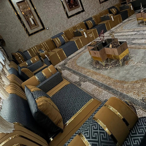 Ensemble de canapés <span class=keywords><strong>pouf</strong></span> Majlis yéménite haut de gamme Majlis arabe Jalsa meubles de salon canapé sectionnel modulaire - Product Image 4