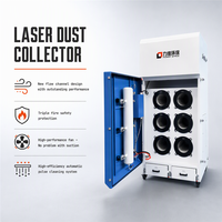 Nouveau système de collecte de poussière à haute efficacité à 6 cœurs avec une surface filtrante de 132 m² pour la découpe laser et plasma