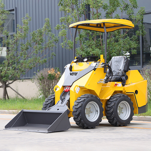 Livraison gratuite Chargeuse compacte 500 kg 1000 kg CE EURO5 EPA Puissance forte moteur diesel Kubota Chargeuse sur pneus - Product Image 2